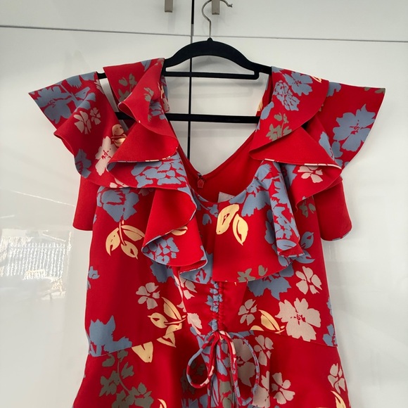 C/MEO Collective Red Floral Dress - Picture 5 of 12